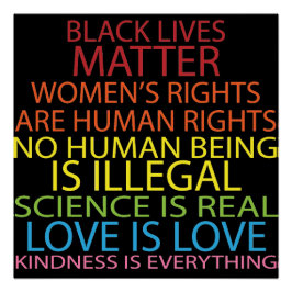 Mensenrechten Perfect Poster