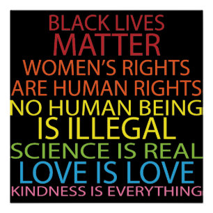 Mensenrechten Perfect Poster