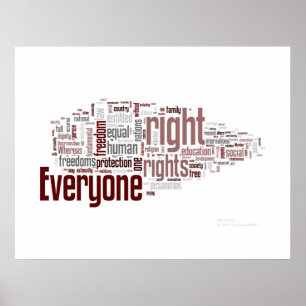 Mensenrechten Poster