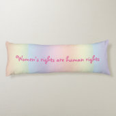 Mensenrechten: Rainbow Pillow Lichaamskussen (Achterkant)