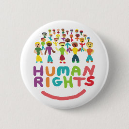 Mensenrechten Ronde Button 5,7 Cm