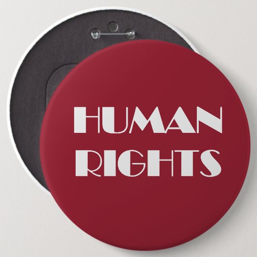MENSENRECHTEN RONDE BUTTON 6,0 CM (Voorkant /achterkant)