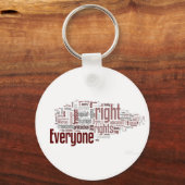 Mensenrechten Sleutelhanger (Voorkant)