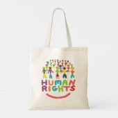 Mensenrechten Tote Bag (Achterkant)