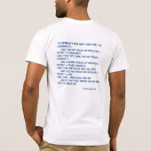 Mensenrechten vandaag t-shirt (Achterkant)