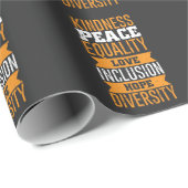 Mensenrechten Vredesliefdesintegratie Gelijkheid v Cadeaupapier (Rol Hoek)