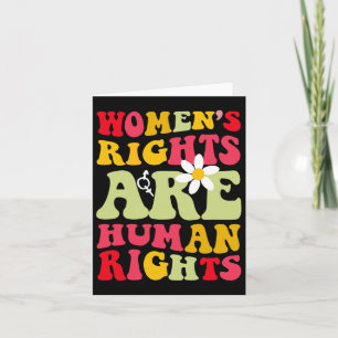 Mensenrechten zijn feministisch 1973 kaart