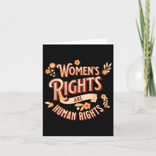 Mensenrechten zijn feministische pro choice kaart