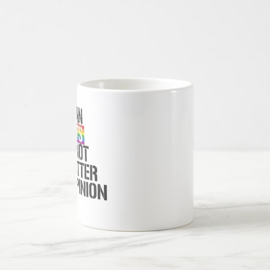 Mensenrechten zijn geen kwestie van mening koffiemok (Center)