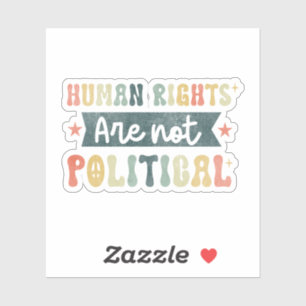 Mensenrechten zijn geen politiek sticker