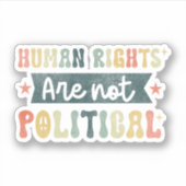 Mensenrechten zijn geen politiek sticker (Voorkant)