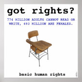 Mensenrechtenartikel Poster (Voorkant)