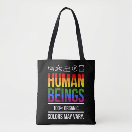 Mensenrechtengelijkheid ondersteunt LGBT-bewustzij Tote Bag (Voorkant)