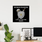 Mensenvechtster: Voor de Feats Poster (Thuiskantoor)