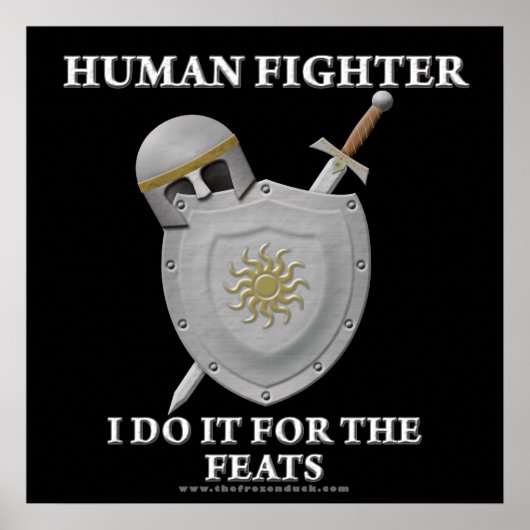 Mensenvechtster: Voor de Feats Poster (Voorkant)