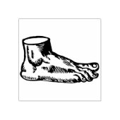 mensenvoet rubberstempel (Afrduk)