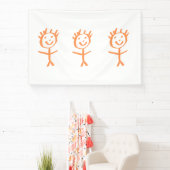 mensfiguurtje spandoek (Insitu)