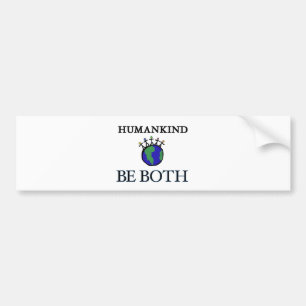 mensheid bumpersticker
