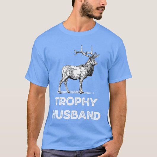 Mensrophy Buck Fathers Day Design for Husband frie T-shirt (Voorkant)