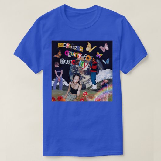 Menstrual Equity is Equality T-shirt (Design voorkant)