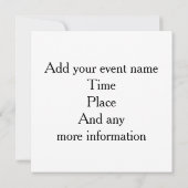 Menstruatiecup humor kaart (Achterkant)