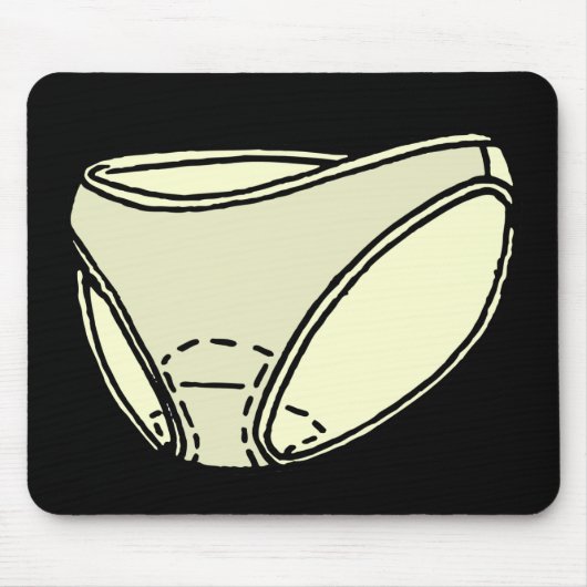 MENSTRUELPADS IN ONDERWARE MUISMAT (Voorkant)