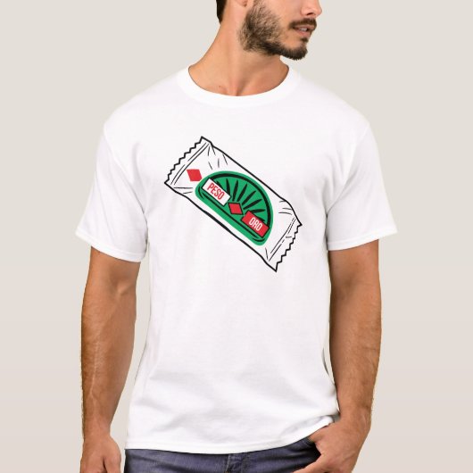 Menta de Guardia Groene Munt Snoep T-shirt (Voorkant)
