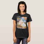 Mentaal ben ik hier Funny Ghost Herfst T-shirt (Voorkant volledig)