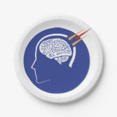 mentaal concept papieren bordje (Voorkant)