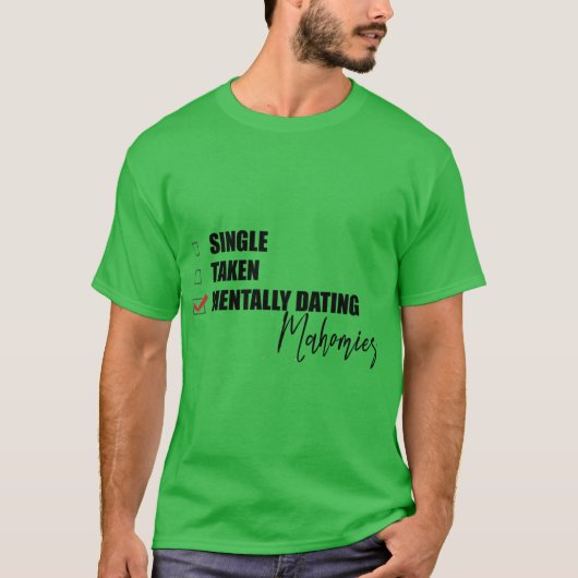 Mentaal daten met Mahomies T-shirt (Voorkant)