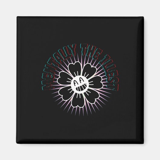 Mentaal de slechtste Sticker Magneet (Voorkant)