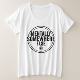 MENTAAL ERGENS ANDERS - Vintage Streetwear Grote Maat T-shirt