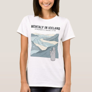 Mentaal in het IJslandse T-shirt voor vrouwen