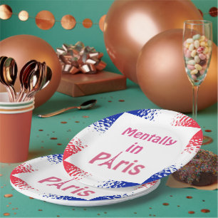 Mentaal in Parijs papier Bord