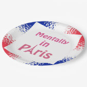 Mentaal in Parijs papier Bord (Gekanteld)