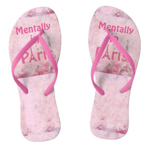 Mentaal in Parijs teenslippers