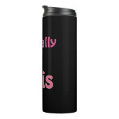 Mentaal in Parijs thermische tumbler Thermosbeker (Geroteerd rechts)