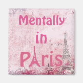 Mentaal in Paris Magnet (Voorkant)