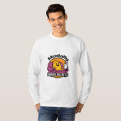Mentaal lopen op koffie t-shirt (Voorkant volledig)