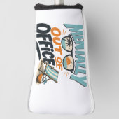Mentaal niet op kantoor golfheadcover (Draai 90)