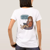 Mentaal Offline Indie T-shirt – Schattige Cartoon (Achterkant)