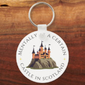 Mentaal op een bepaald kasteel in Schotland | fant Sleutelhanger (Voorkant)