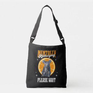 Mentaal Opladende Koala Introvert Stemming Ontwerp Crossbody Tas