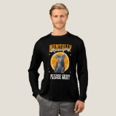 Mentaal Opladende Koala Introvert Stemming Ontwerp Tri-Blend Shirt (Voorkant)