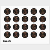 Mentaal zieke maar totaal koude Sticker 6 (Vel)