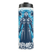 Mental Armor - Hoodie Warrior Figure Thermosbeker (Voorkant)