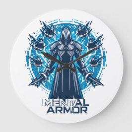 Mental Armor - Hoodie Warrior Figuur Grote Klok