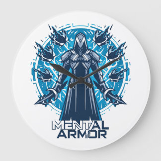 Mental Armor - Hoodie Warrior Figuur Grote Klok