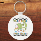 Mental Awareness Take Your Lucky Charm Pills Healt Sleutelhanger (Voorkant)