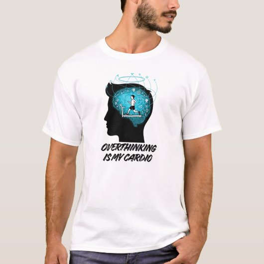 Mental Fitness Art – Train Your Mind Concept T-shirt (Voorkant)